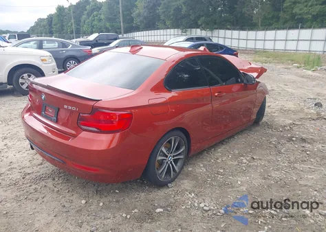 2018 BMW 230I z USA, uszkodzony, nr VIN WBA2J1C50JVD09135
